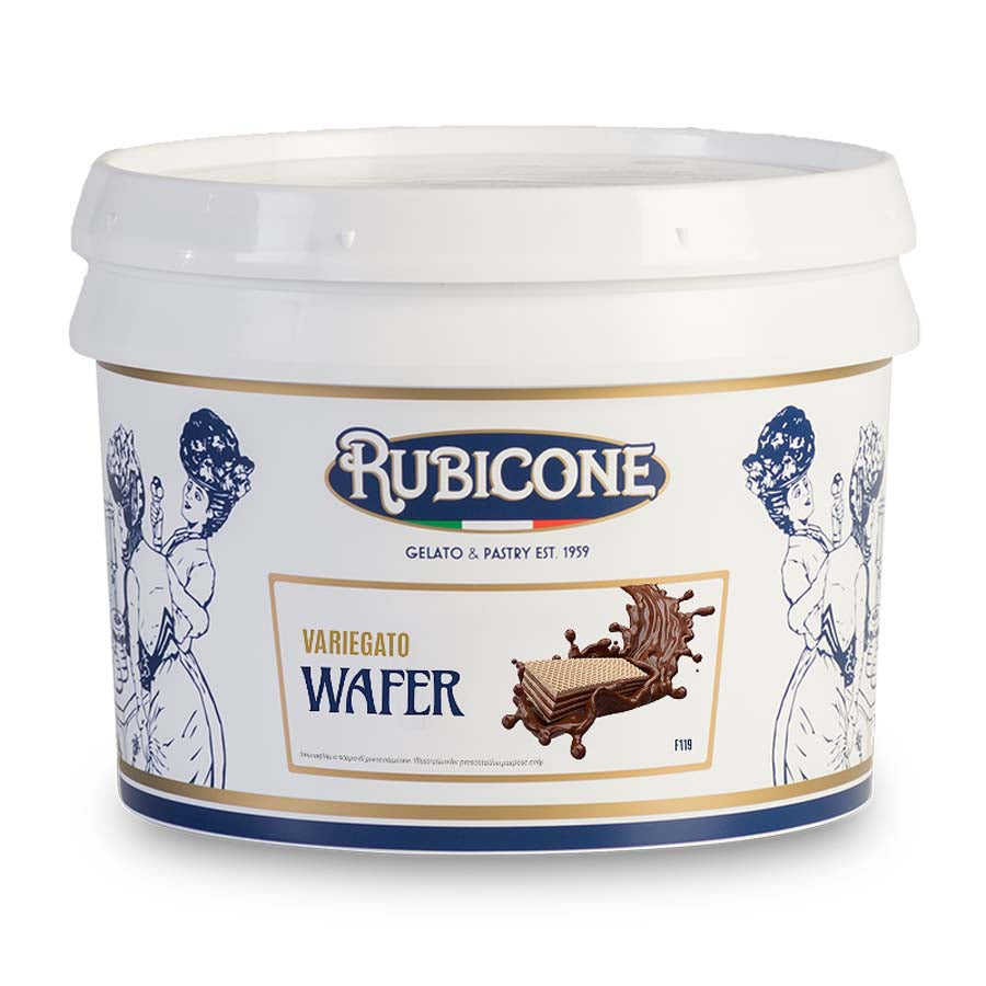 Milk chocolate and hazelnut flavour rippling sauce (variegato)