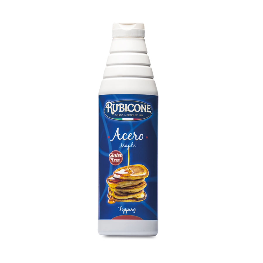Rubicone maple syrup ice cream topping sauce 1kg packaging
