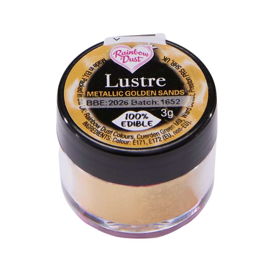 Rainbow Dust Lustre Dust Powder Metallic Golden Sands 3g