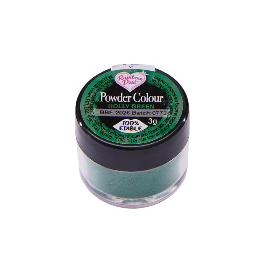 Rainbow Dust Powder Colouring  Holly Green 2g