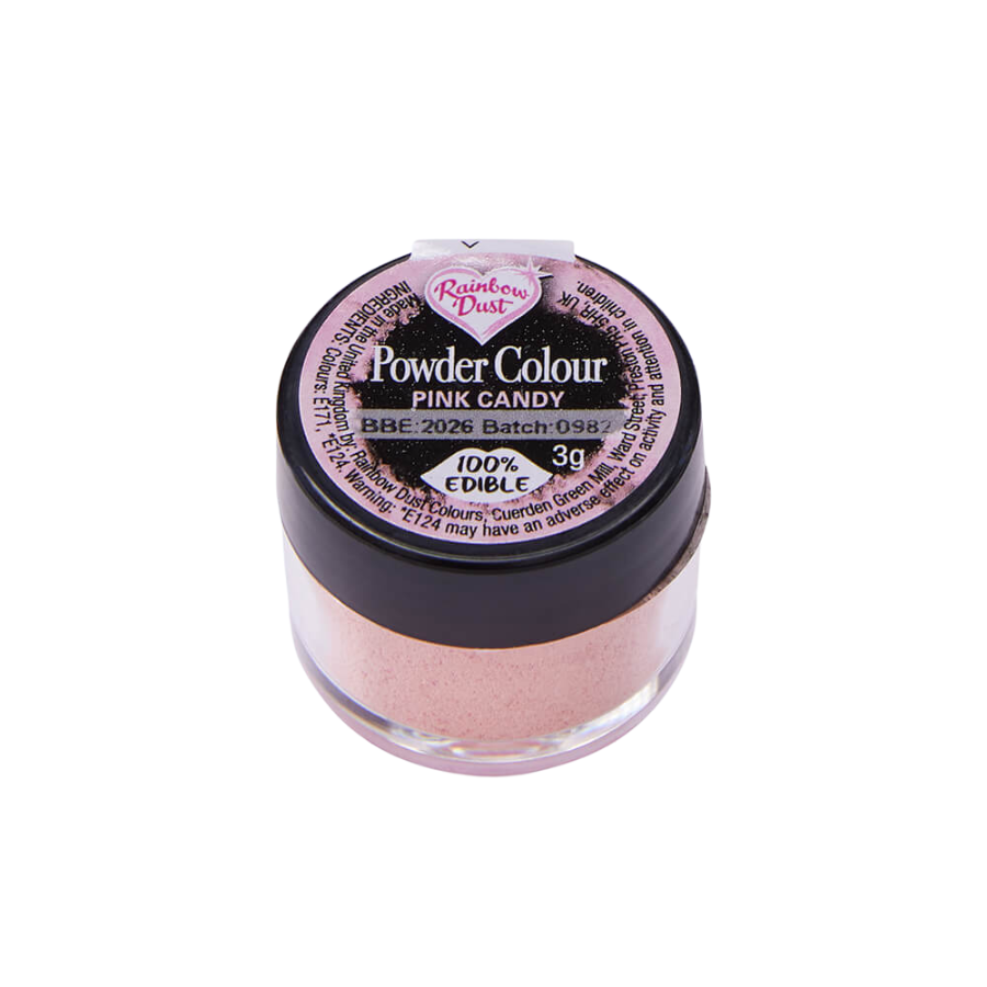 Rainbow Dust Powder Colouring  Pink Candy 2g 