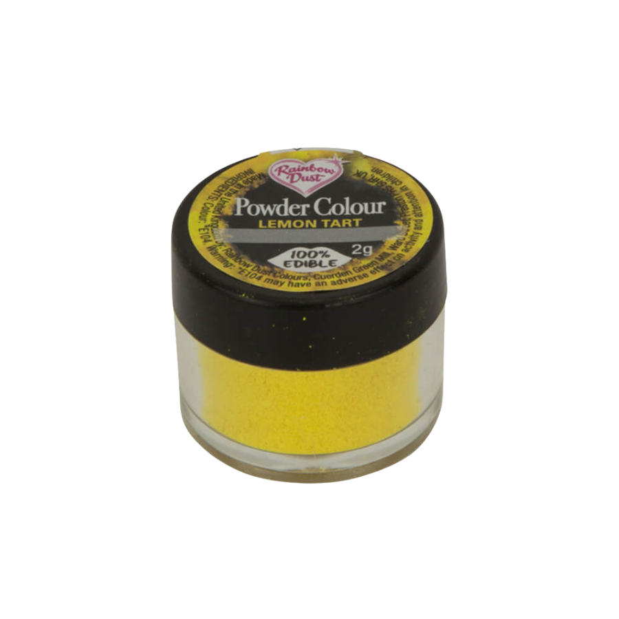 Rainbow Dust Powder Colouring  Lemon Tart Yellow 2g 