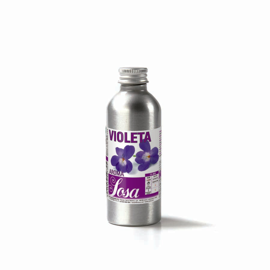 Concentrated violet flavour drop