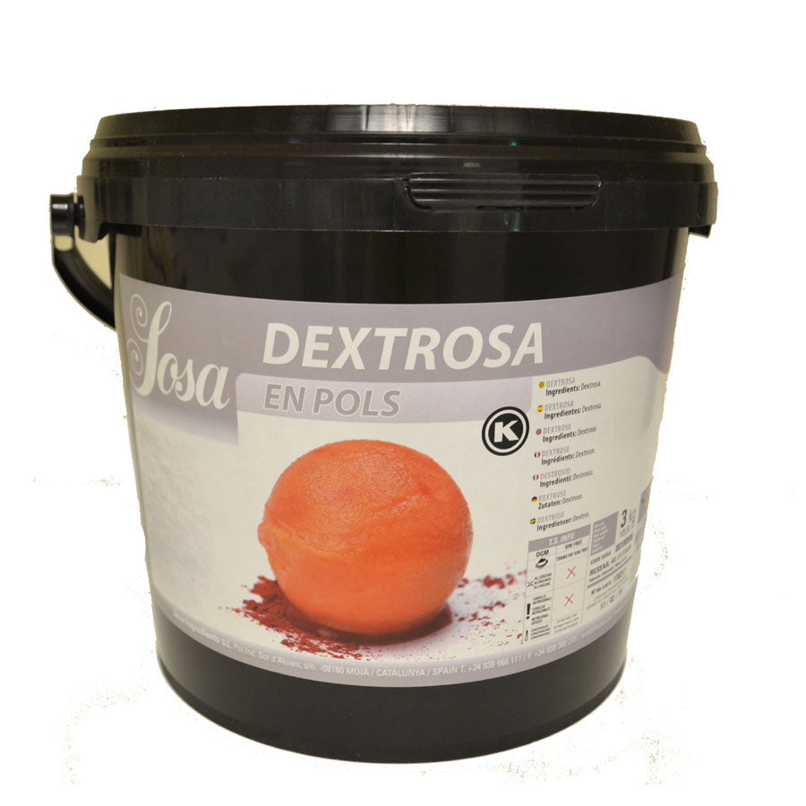 Sosa Raspberry Dust Sosa dextrose 3kg packaging