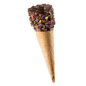 Tall Smartie topped waffle cone (1 scoop)
