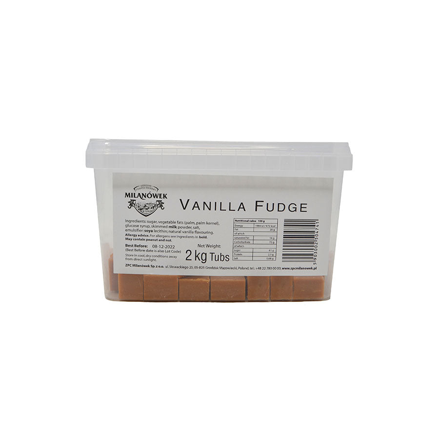 Zpc milanowek vanilla fudge pieces - 2kg